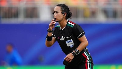 Katia Itzel García, la primera árbitra de América Latina en dirigir en un partido del Mundial masculino