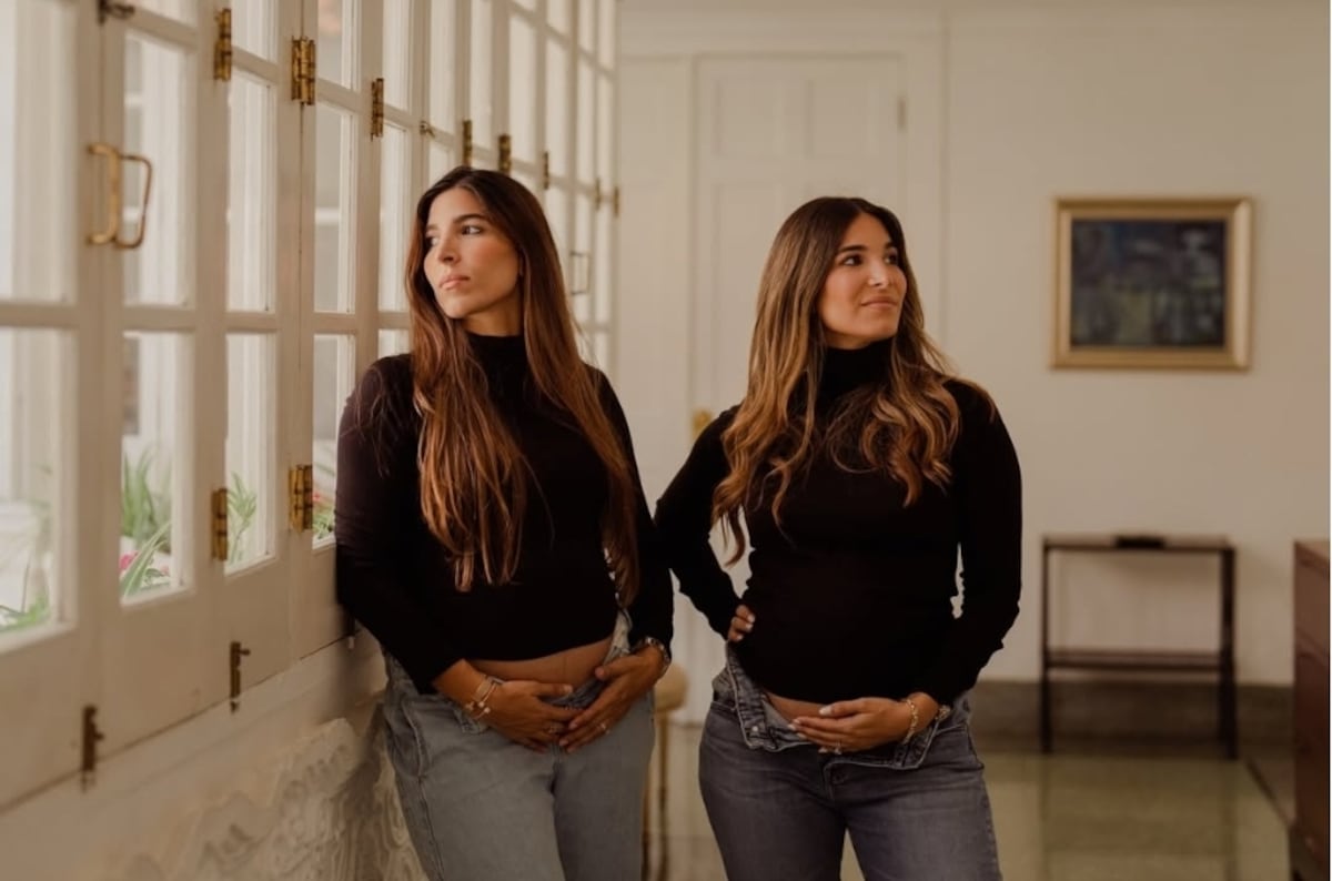 Monique y Alexandra, las hijas mellizas del presidente José Raúl Mulino, están en la dulce espera