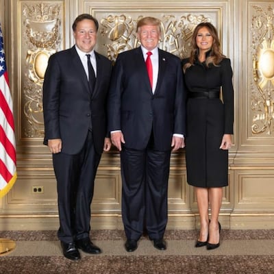 Varela, Trump y Melania, juntos en Nueva York