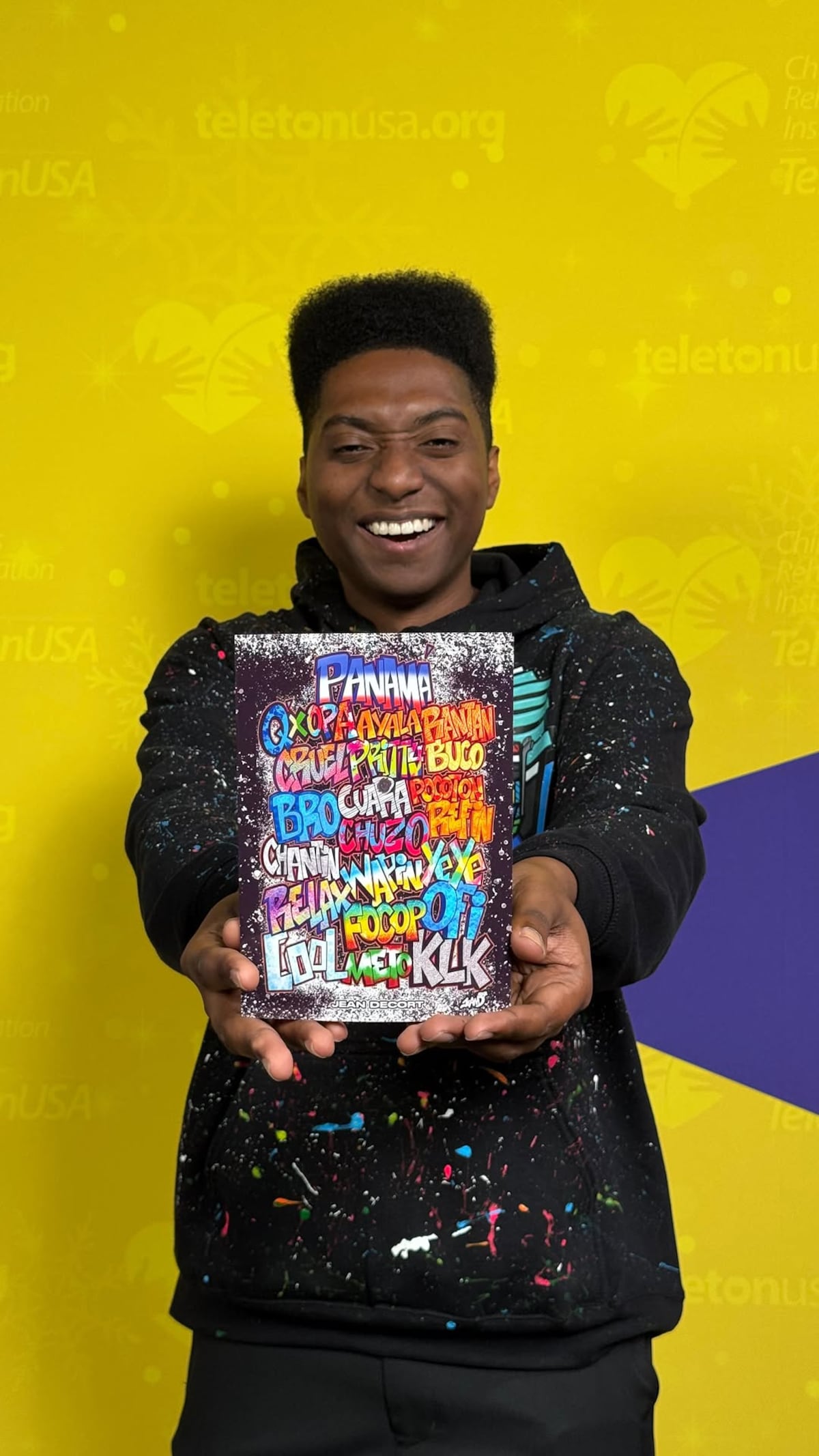 ‘Chuzo’, ‘qué xopa’, ‘pocotón’: las palabras del diccionario panameño creado por Jean Decort para los artistas de Premios Juventud