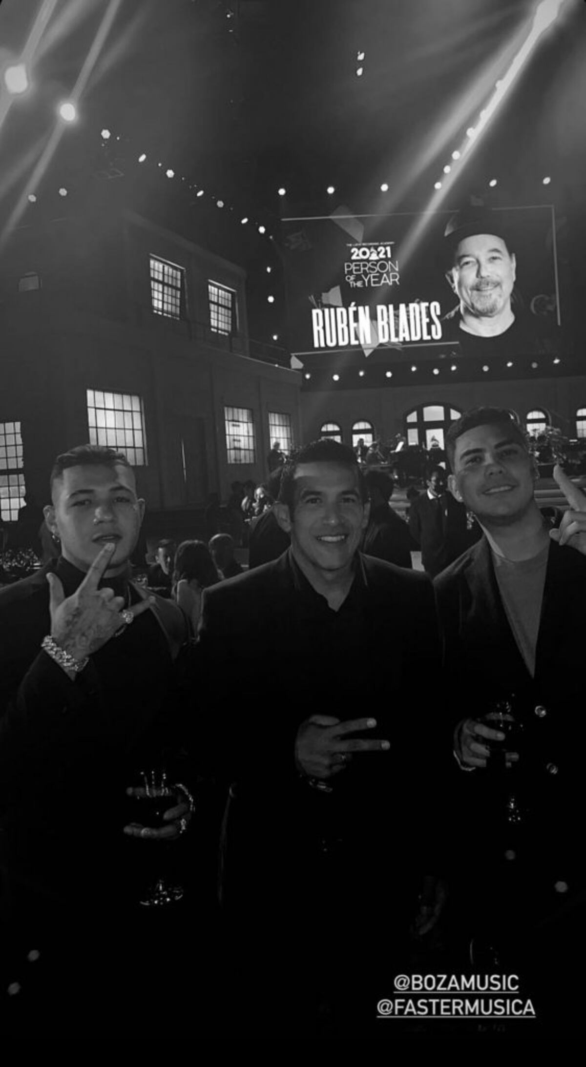 Panameños en la gala de los Grammy latino en honor a Rubén Blades