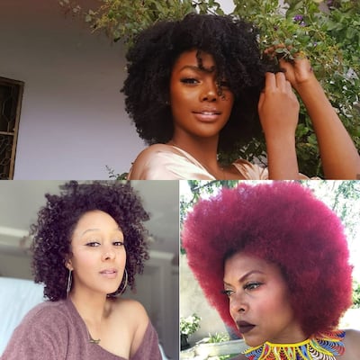 Famosas y sus rizos naturales en cuarentena