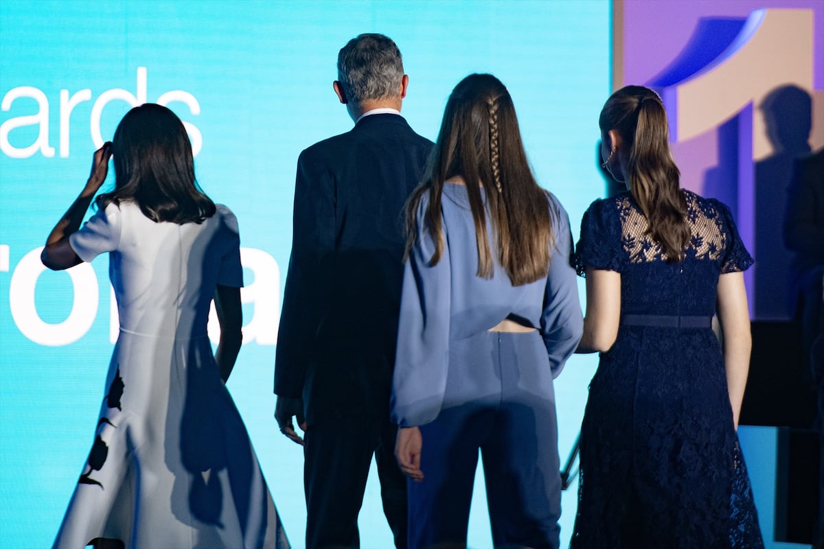 El vestido de transparencias y encaje de la princesa Leonor de España