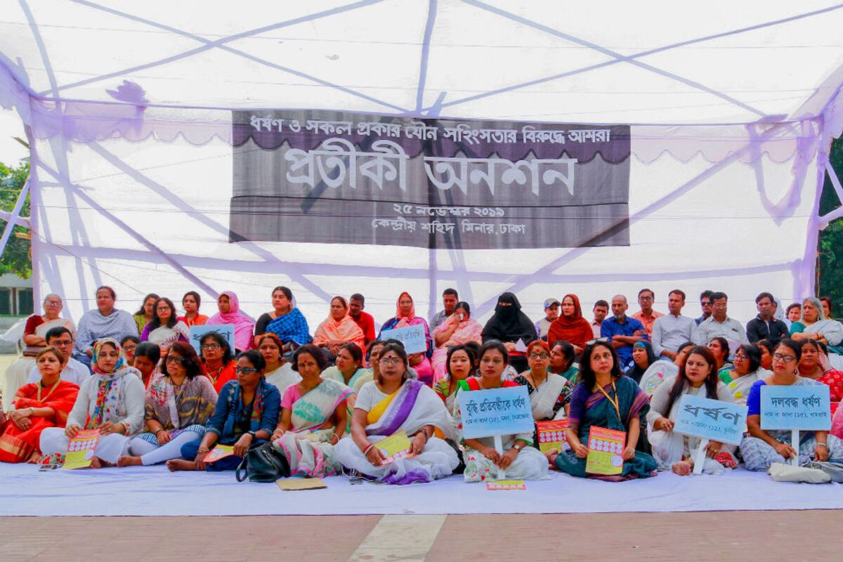 Contra la violencia de género, imágenes alrededor del mundo