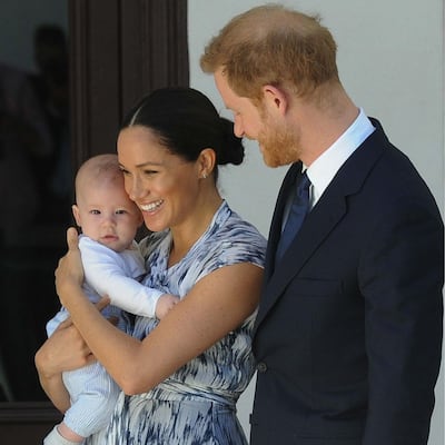 Las tiernas imágenes de Archie, hijo de Meghan Markle y Harry, en Sudáfrica