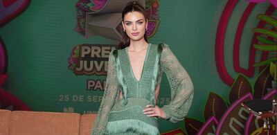 Nadia Ferreira, la esposa de Marc Anthony, ya está en Panamá para los Premios Juventud