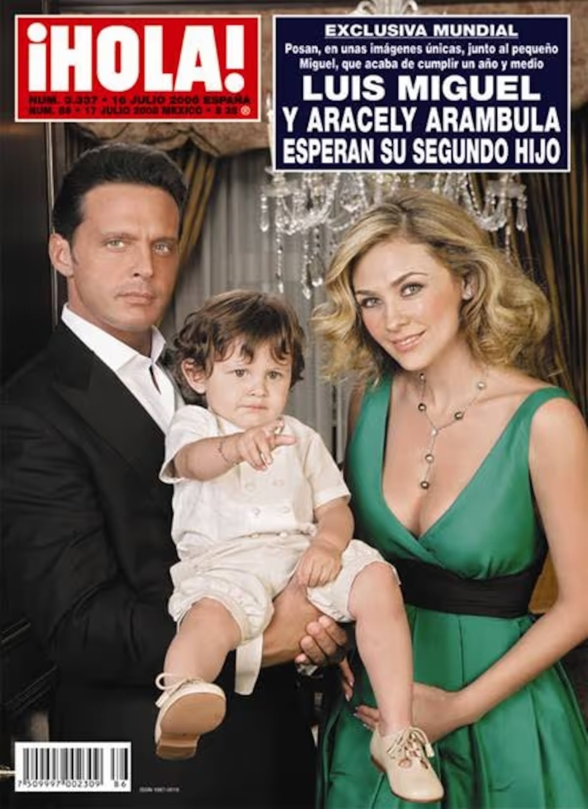 Revelan primeras imágenes del hijo mayor de Luis Miguel y Aracely Arámbula tras años de anonimato