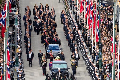 Noruega da el último adiós al rey Harald  y da la bienvenida al nuevo monarca Haakon VIII