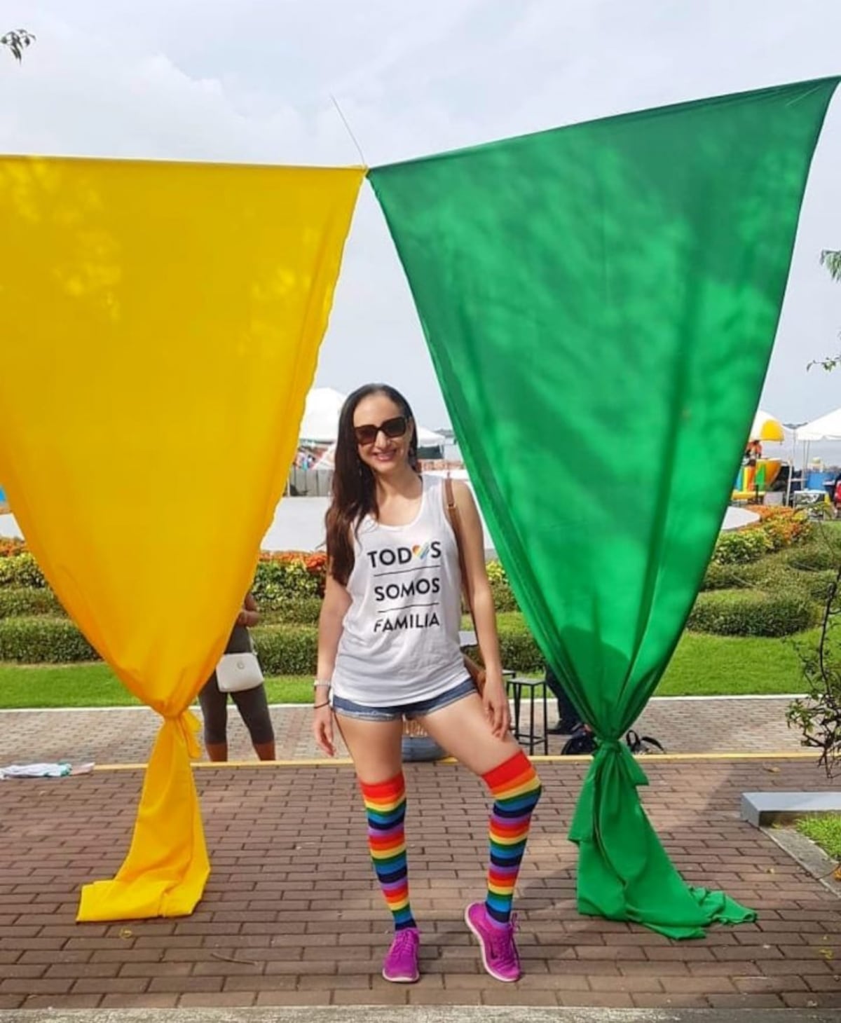 Personalidades de Panamá en la marcha de la diversidad