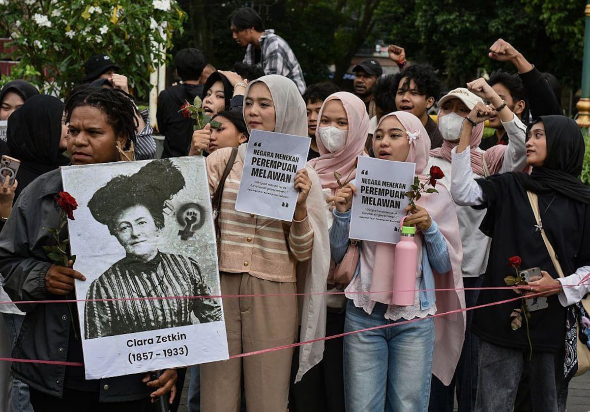 En fotos: mujeres alrededor del mundo salen a las calles a conmemorar un nuevo Día Internacional de la Mujer