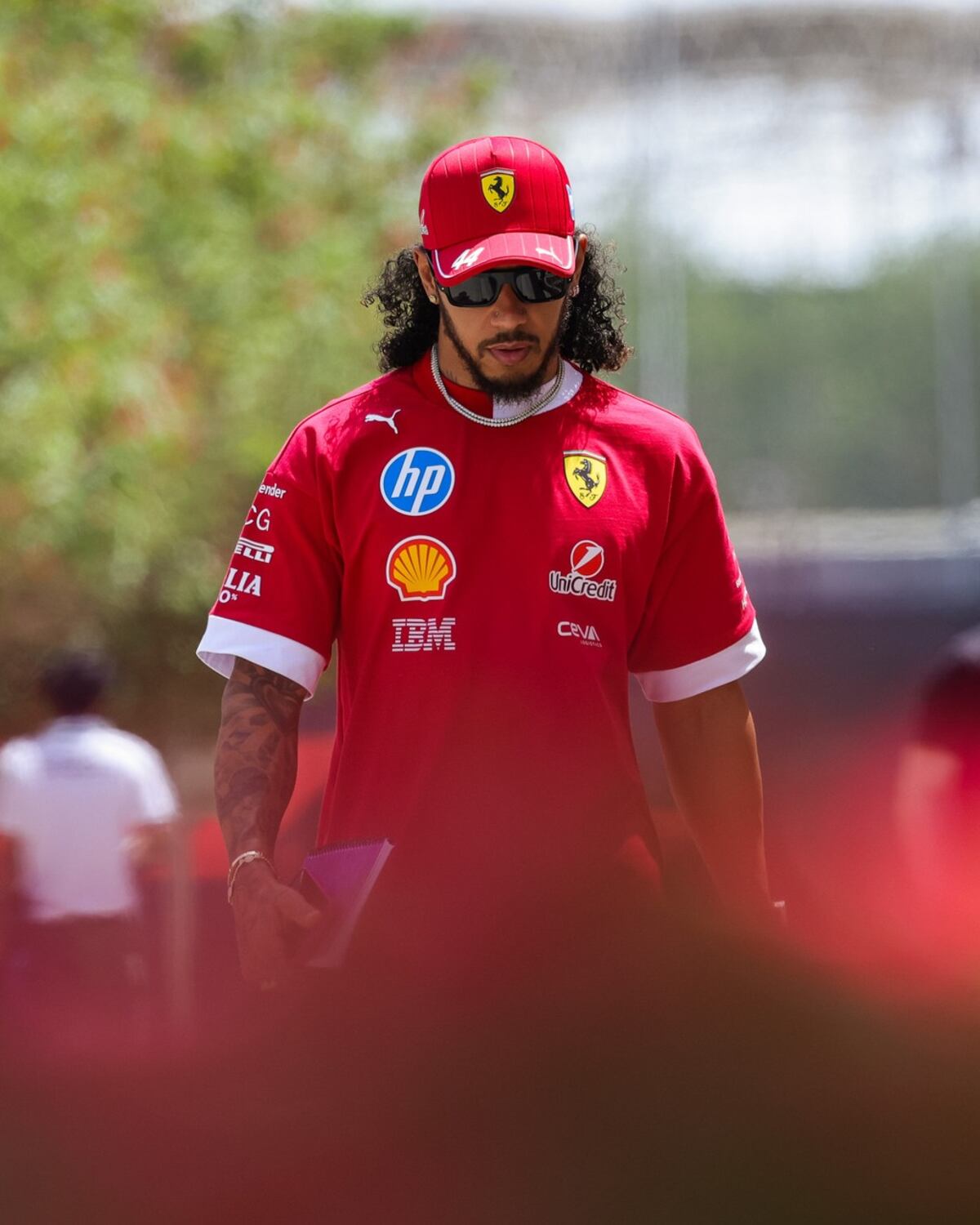 ‘Curly king’: Los rizos naturales de Lewis Hamilton en el Gran Premio de Baréin