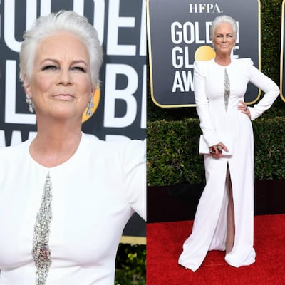Jamie Lee Curtis, Glenn Close y otras estrellas veteranas que brillaron en los Globos de Oro