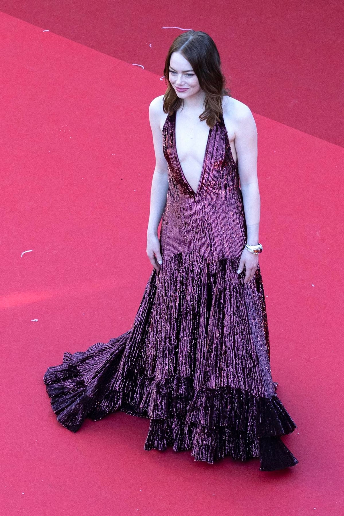 Emma Stone provoca la locura en Cannes
