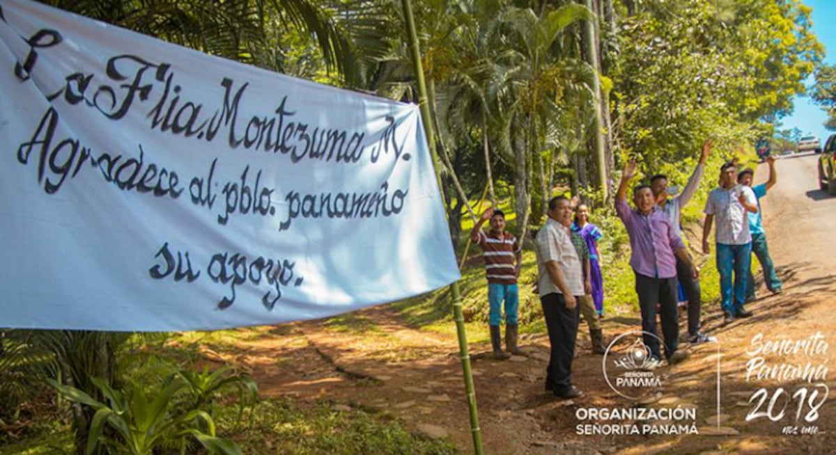 Rosa Montezuma visita su comarca por primera vez como Señorita Panamá