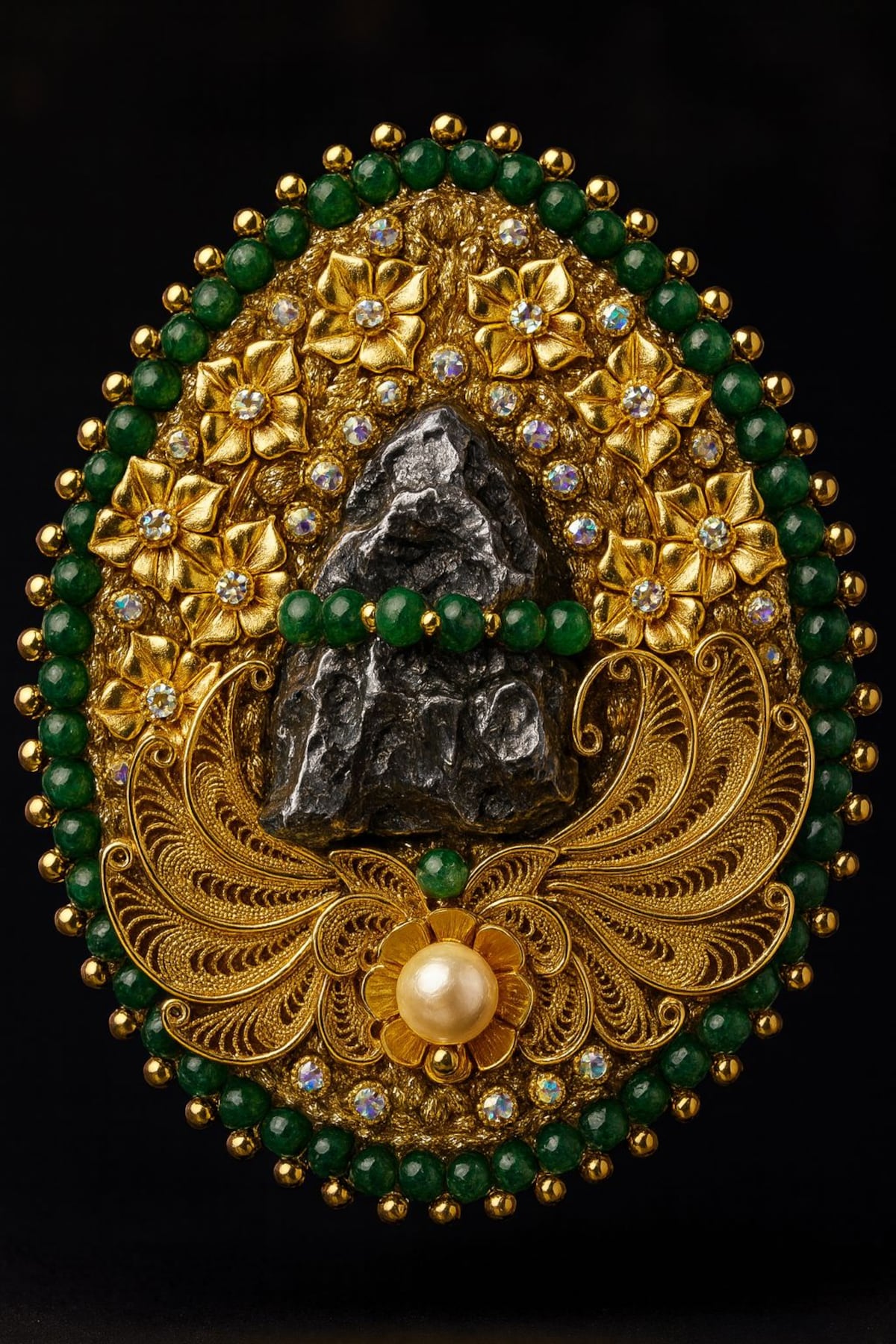 Con un meteorito de cinco mil años en el pecho: así modeló Kevin Fashioned en Dubai Fashion Week