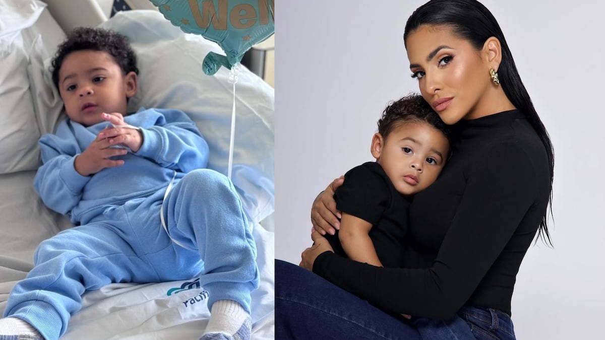 La presentadora Jacky Guzmán revela que su hijo London fue sometido a una cirugía de amígdalas