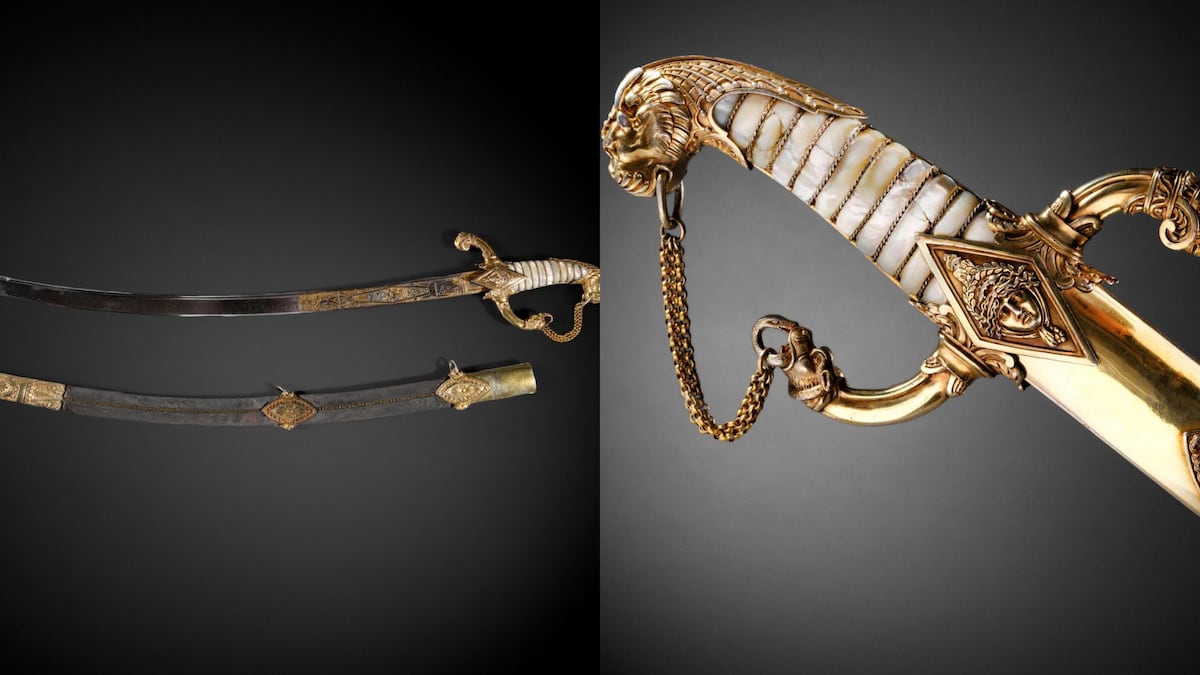 Un sable de Napoleón subastado por casi 4,7 millones de euros en París