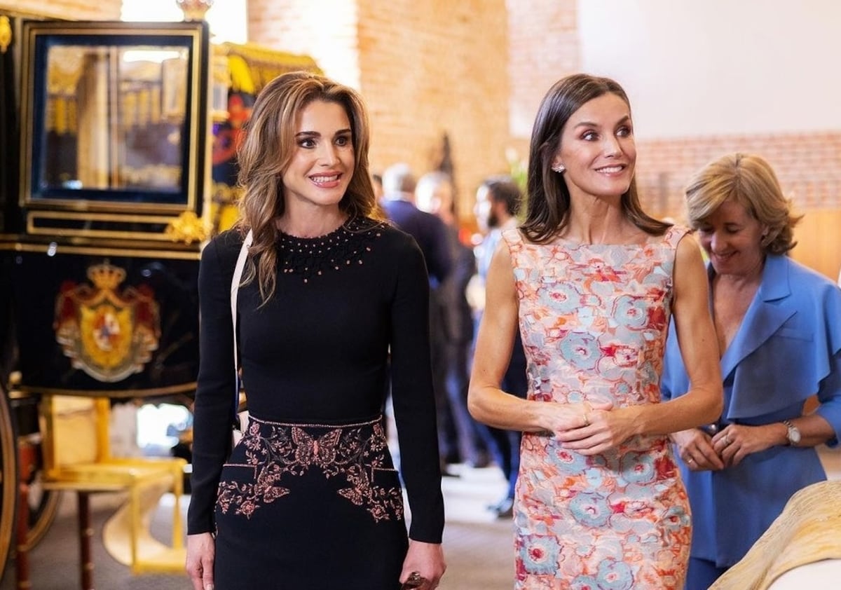 Las reinas Rania y Letizia juntas en Madrid