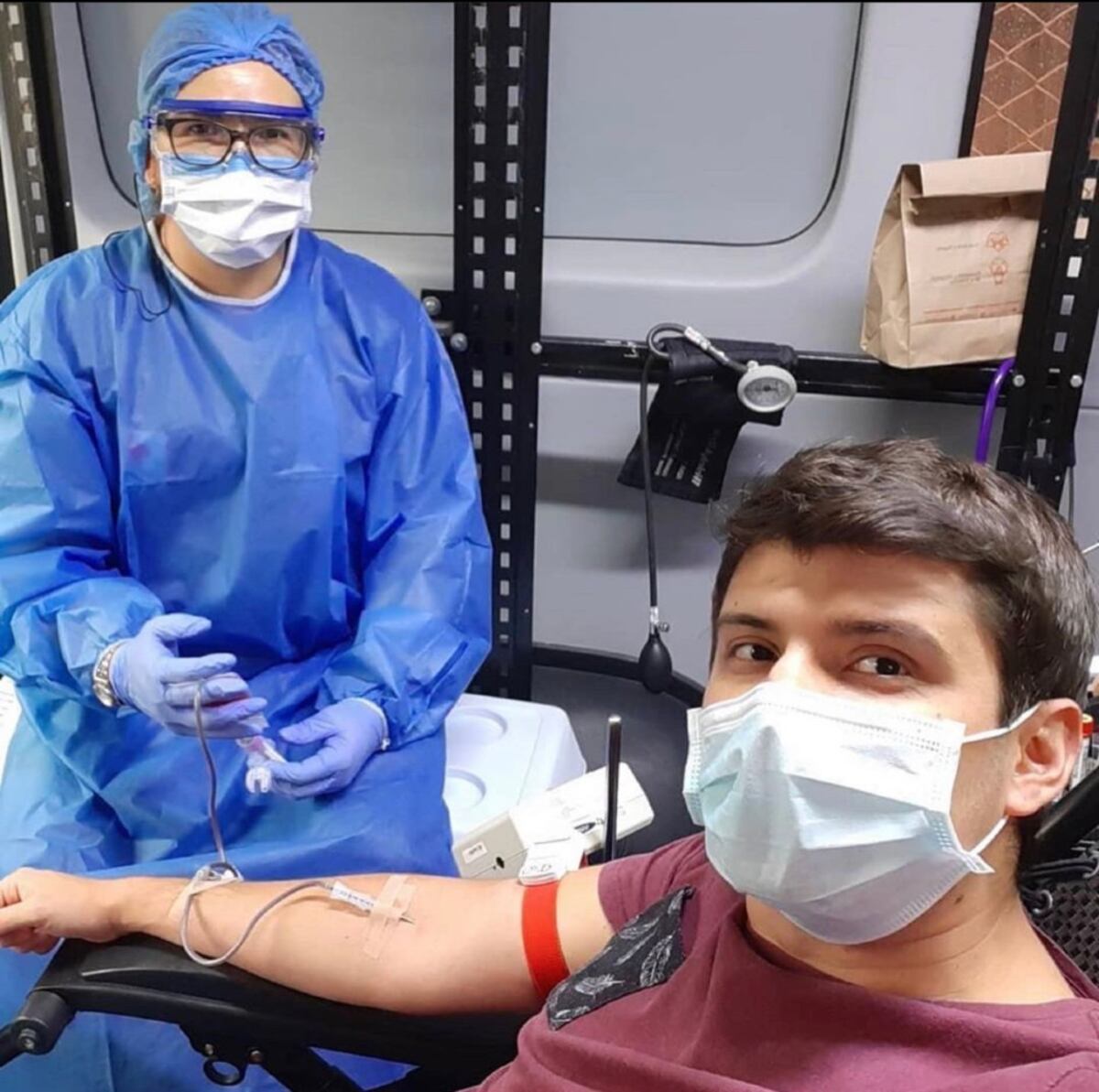 22 años donando sangre