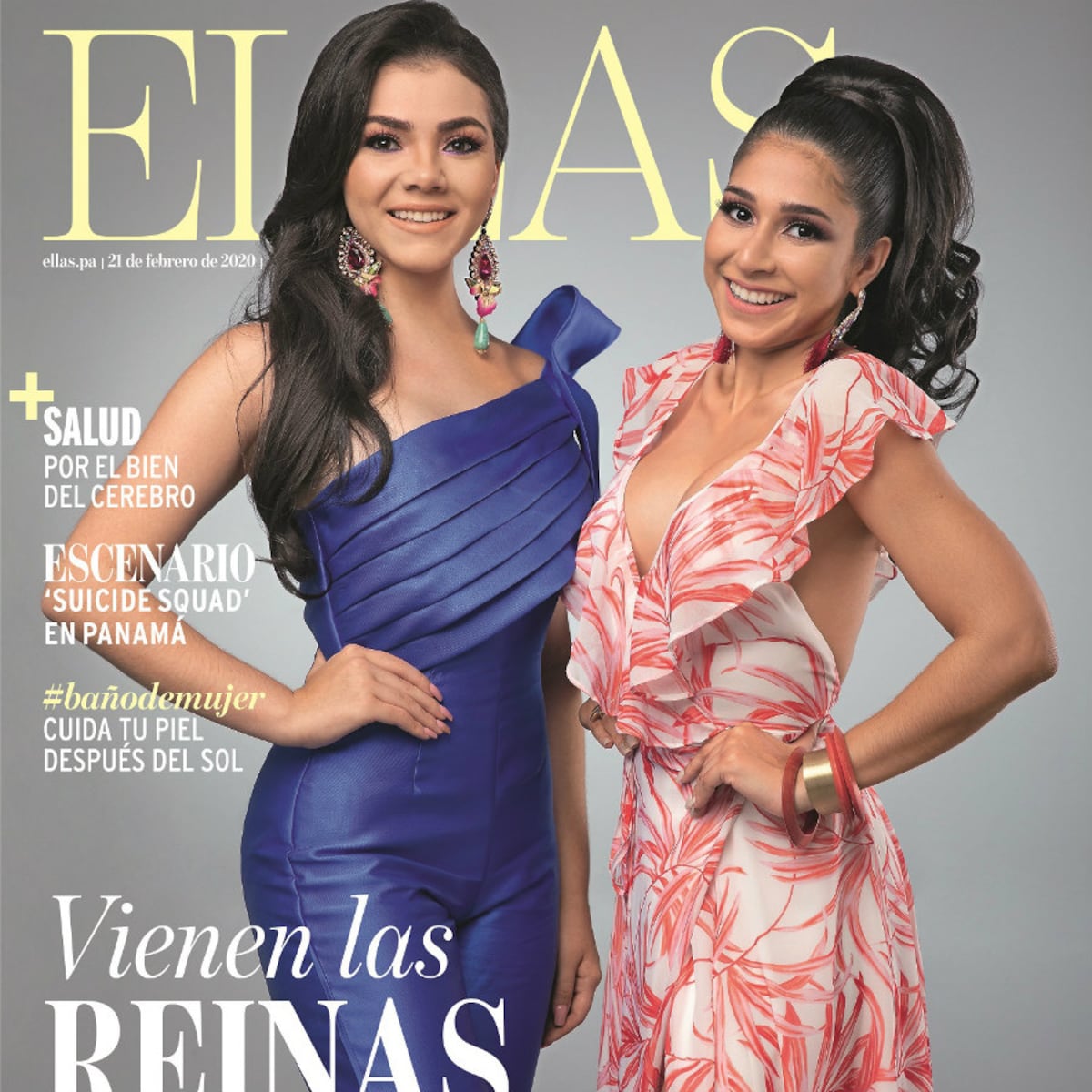 Reinas de Calle Arriba y Calle Abajo de Las Tablas, juntas en portadas de ELLAS 