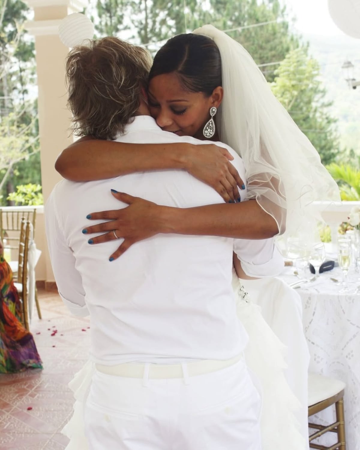 Fotos del recuerdo: la boda de la modelo panameña Gwendolyn Stephenson y el cantante argentino Noel Schajris