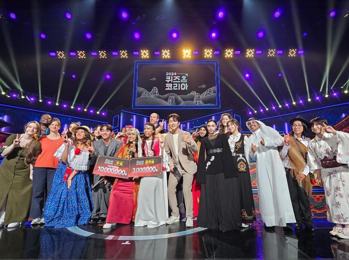 La empollerada panameña que participó en un quiz en vivo en la televisión coreana