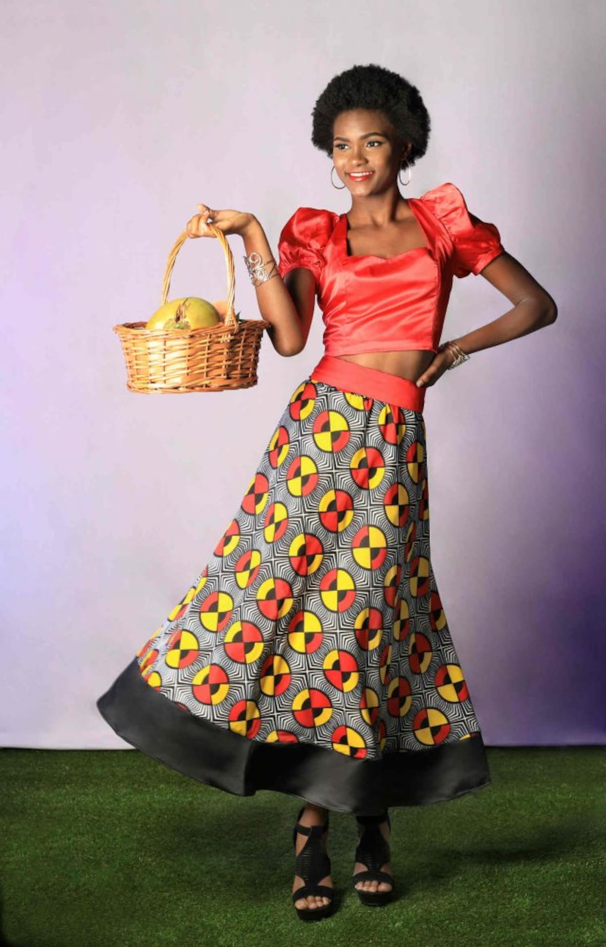 Afro tropical, el editorial de moda de los estudiantes de la Usma