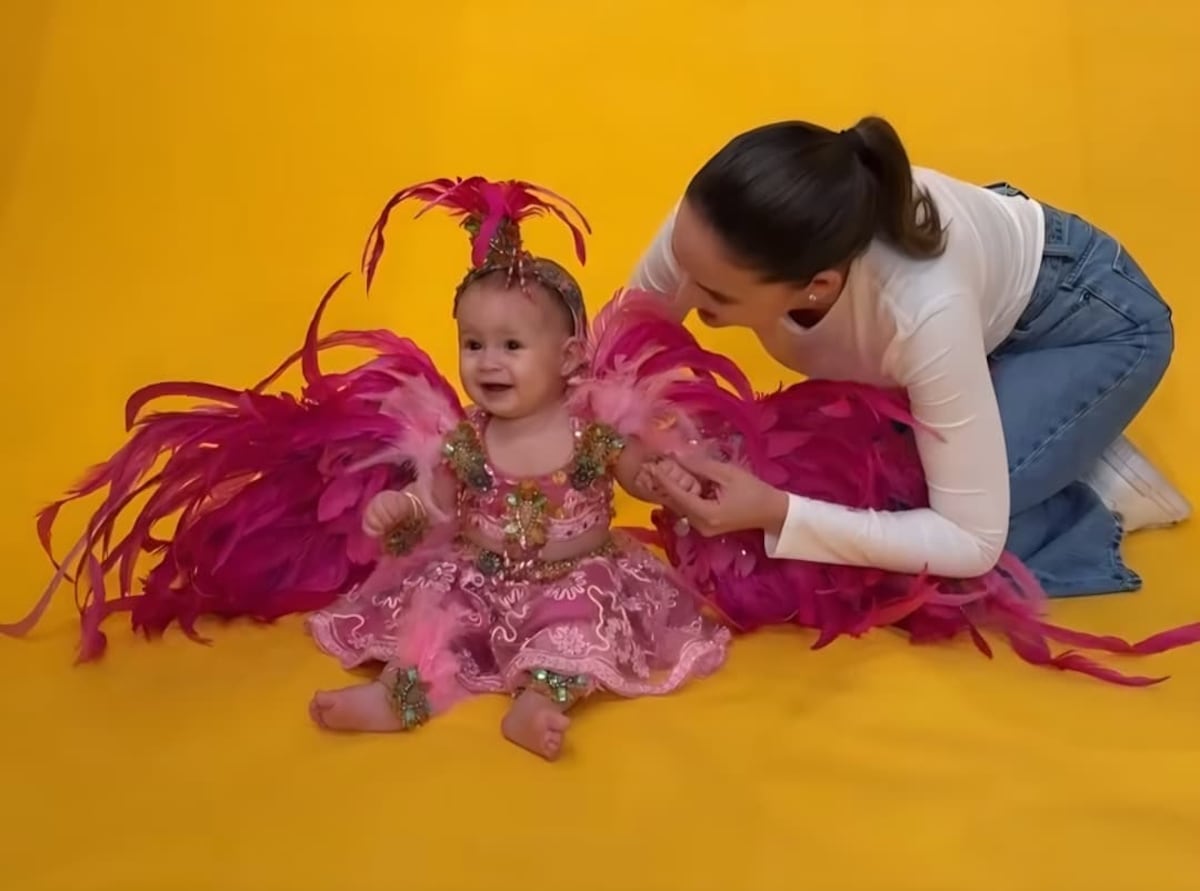 Bruna Angelina 1era: Sheldry Sáez comparte una tierna sesión de fotos carnavalera de su bebé