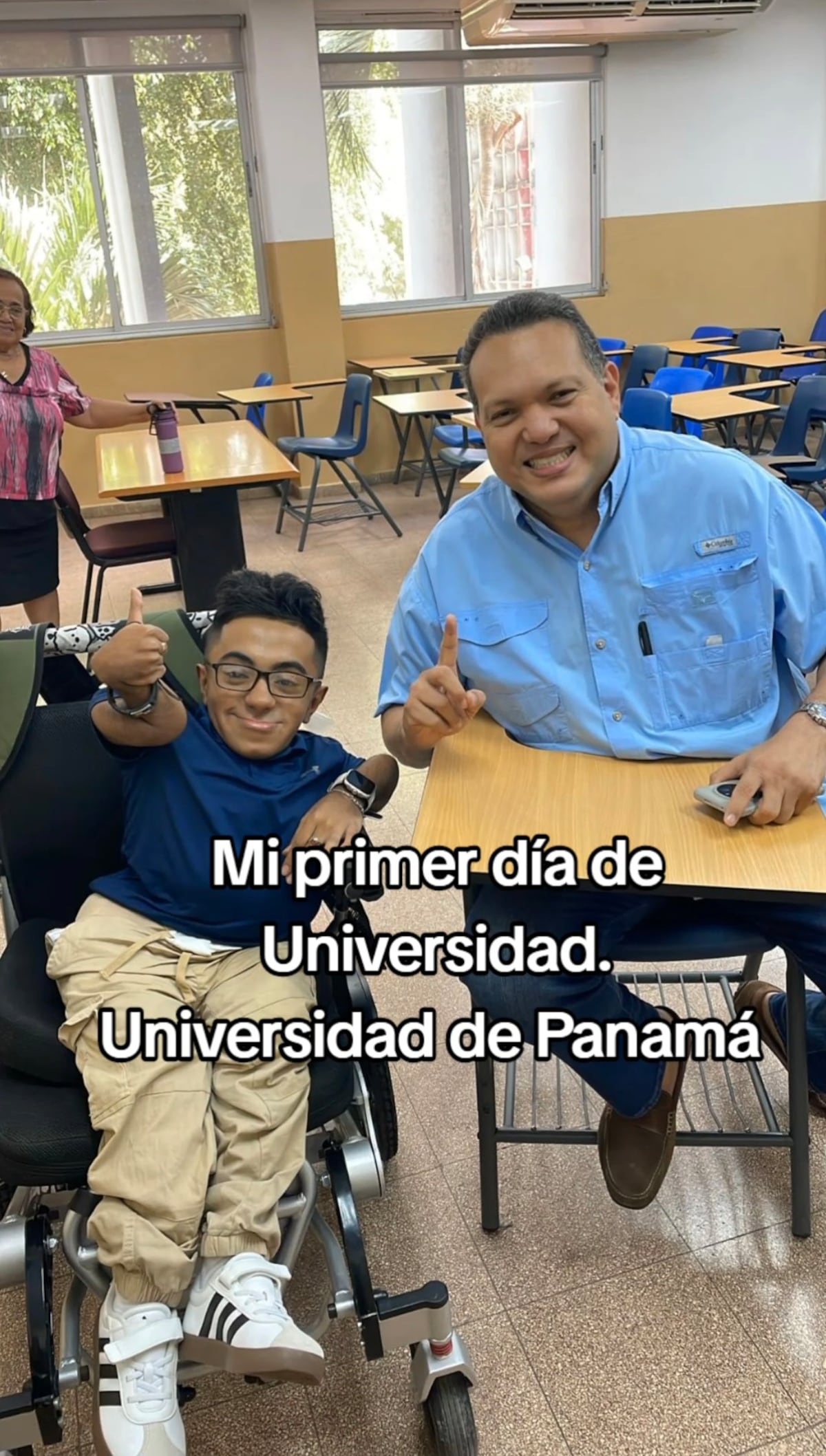 Eduardo Lim Yueng inicia un nuevo semestre en la Universidad de Panamá