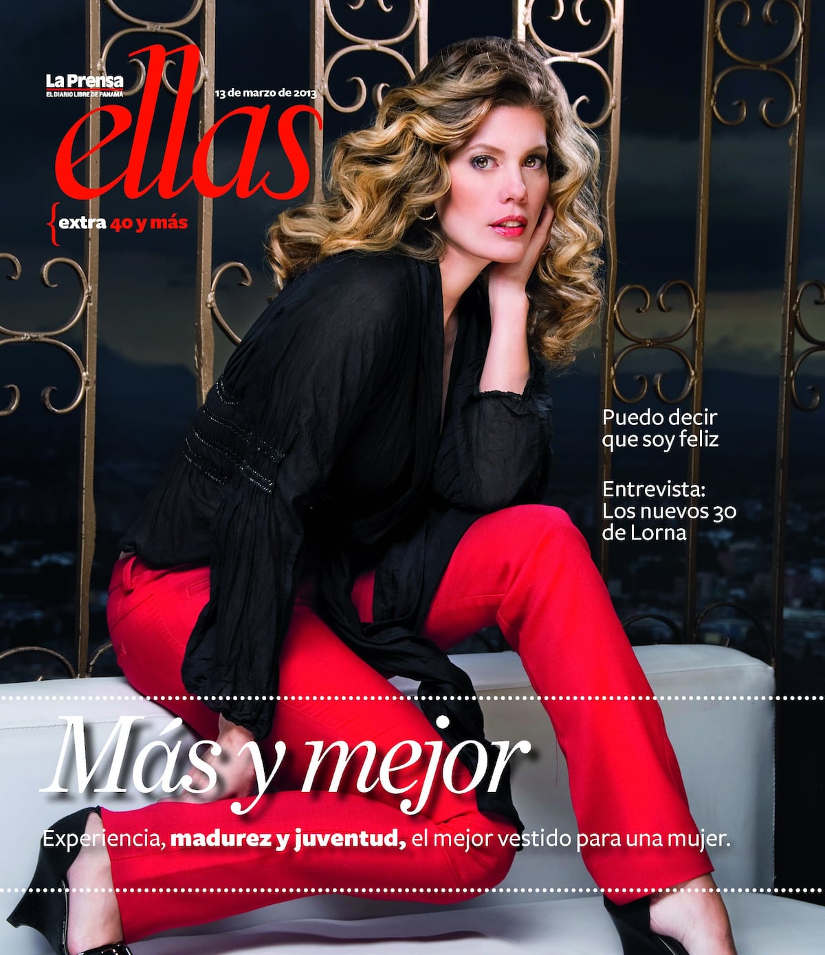 La actriz Lorna Cepeda: ‘la hojaldra me fascina, es lo primero que pido cuando estoy en Panamá'