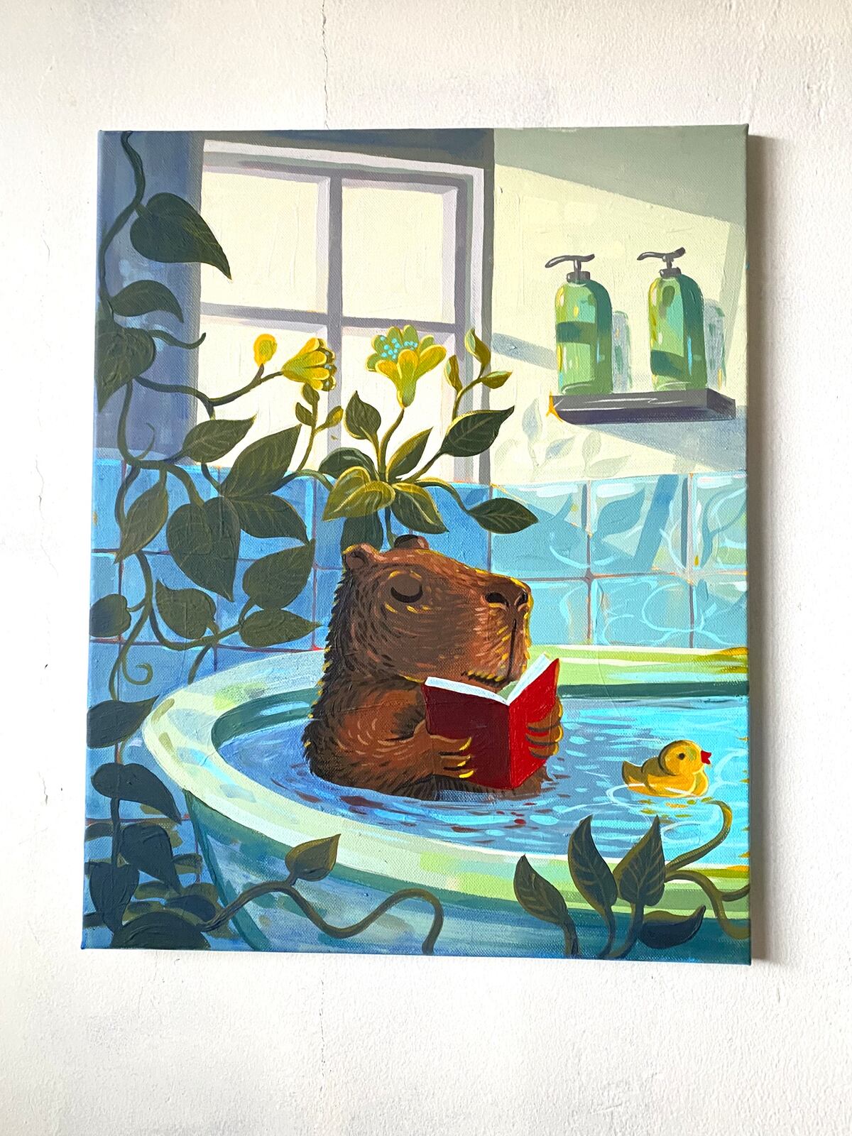 ¿Has visto capibaras comiendo siumai? Así son las obras del artista panameño Meraverso