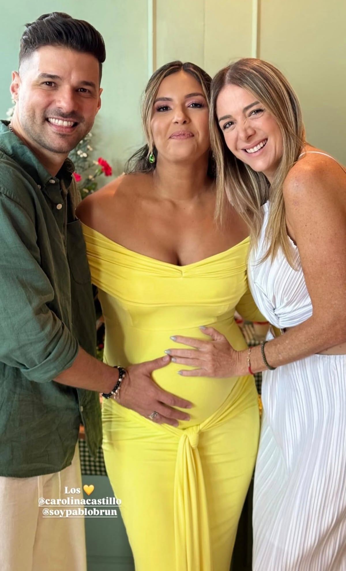 Los presentadores de televisión Carolina Castillo y Pablo Brunstein celebraron su ‘baby shower’