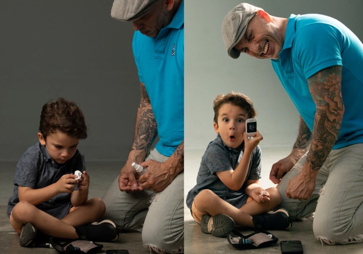 Vivir con diabetes: ‘Draco es un guerrero, un niño valiente, feliz’