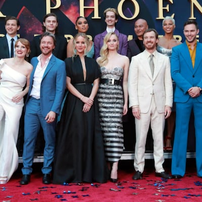 Las estrellas de la alfombra roja de X-Men: Dark Phoenix