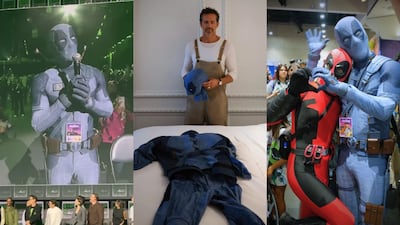 El actor Ryan Reynolds se infiltró en la Comic-Con de San Diego disfrazado de Deadpool
