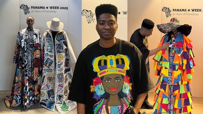 La pasarela del diseñador colonense Jean Decort en Sudáfrica 