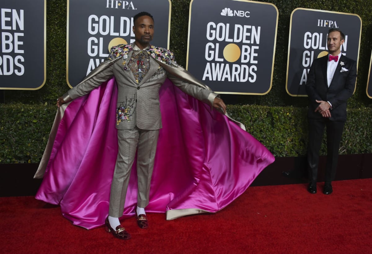 Billy Porter, el actor que lleva vestido en la alfombra roja