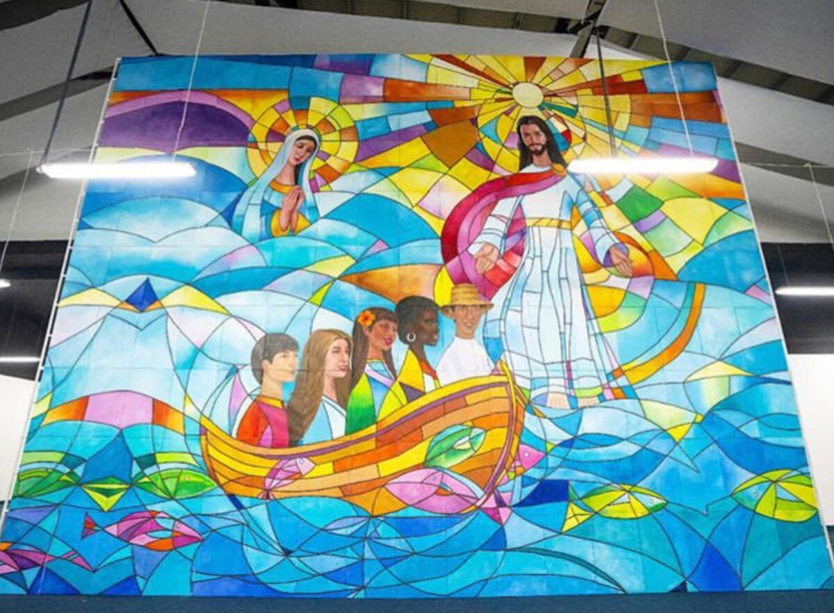 El espléndido mural creado en Panamá para la JMJ