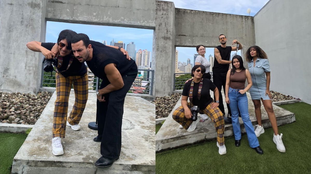 El detrás de cámaras de la sesión de fotos con el cantante panameño Robert Spratt para ELLAS