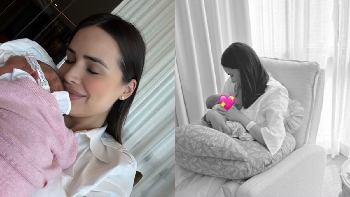 Sheldry Sáez ya está en casa con su bebé recién nacida