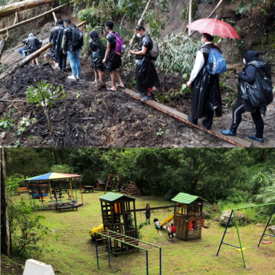 Refugio en Casa Grande Bambito: ‘Fue un milagro que el hotel quedara intacto con todos los derrumbes alrededor’