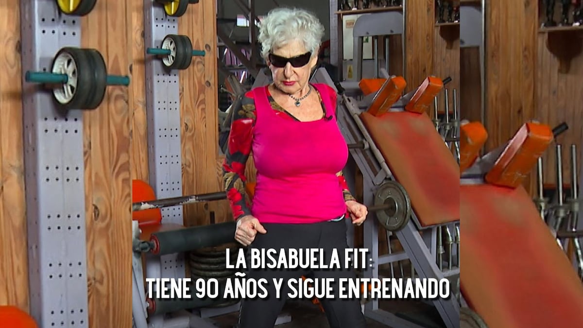 ‘Me maquillo, me visto, entreno y salgo a la calle’: Margarita Olszak, la bisabuela fitness que sigue entrenando a los 90 años