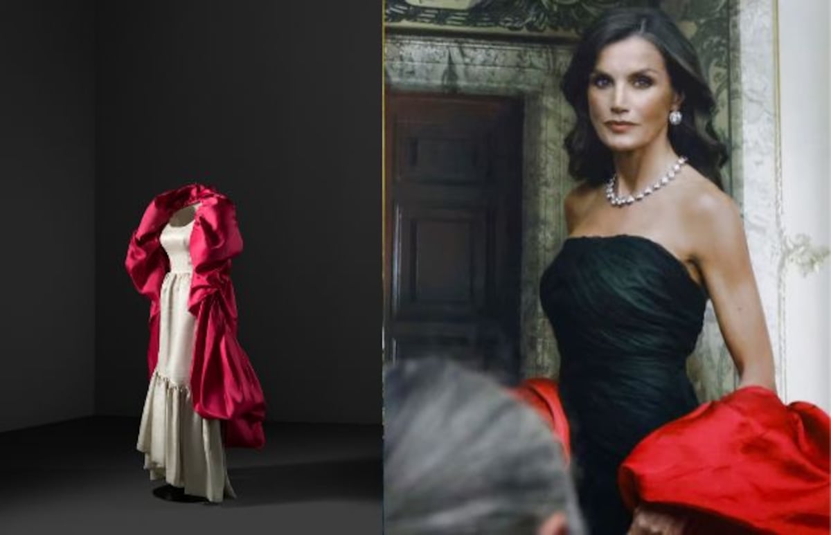 El abrigo capa de Balenciaga con el que posó la reina Letizia formará parte de una exposición en Milán