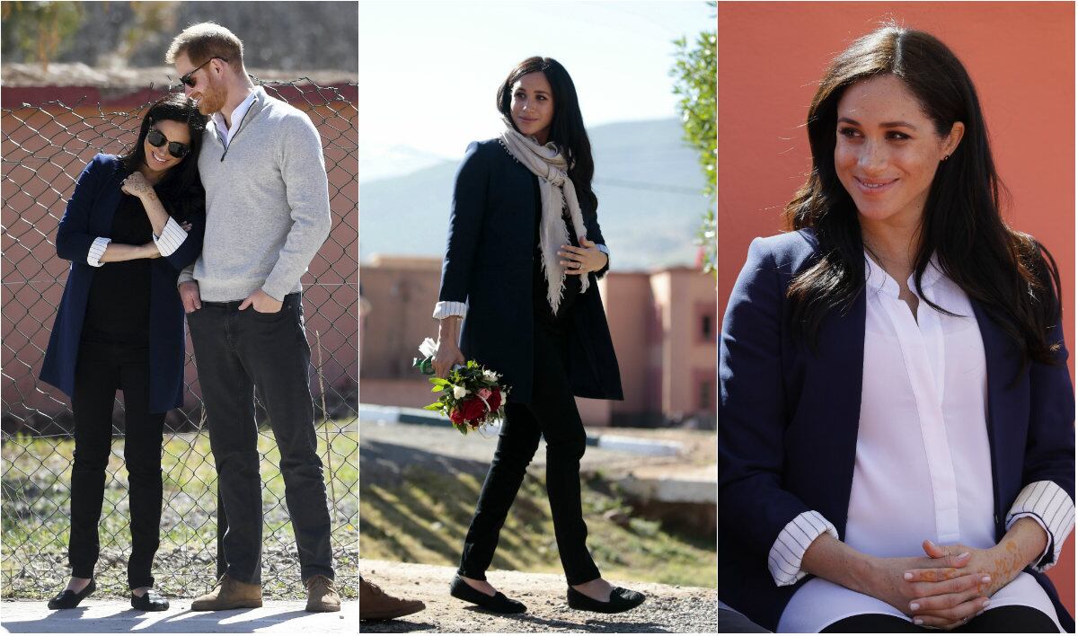 Los ‘looks’ de Meghan, embarazada, en Marruecos