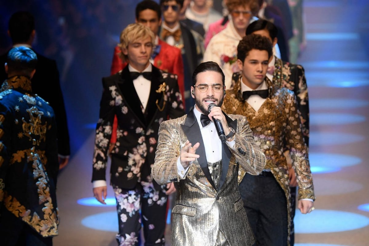 Maluma cerró desfile de Dolce & Gabbana con su canción ‘Felices los 4’
