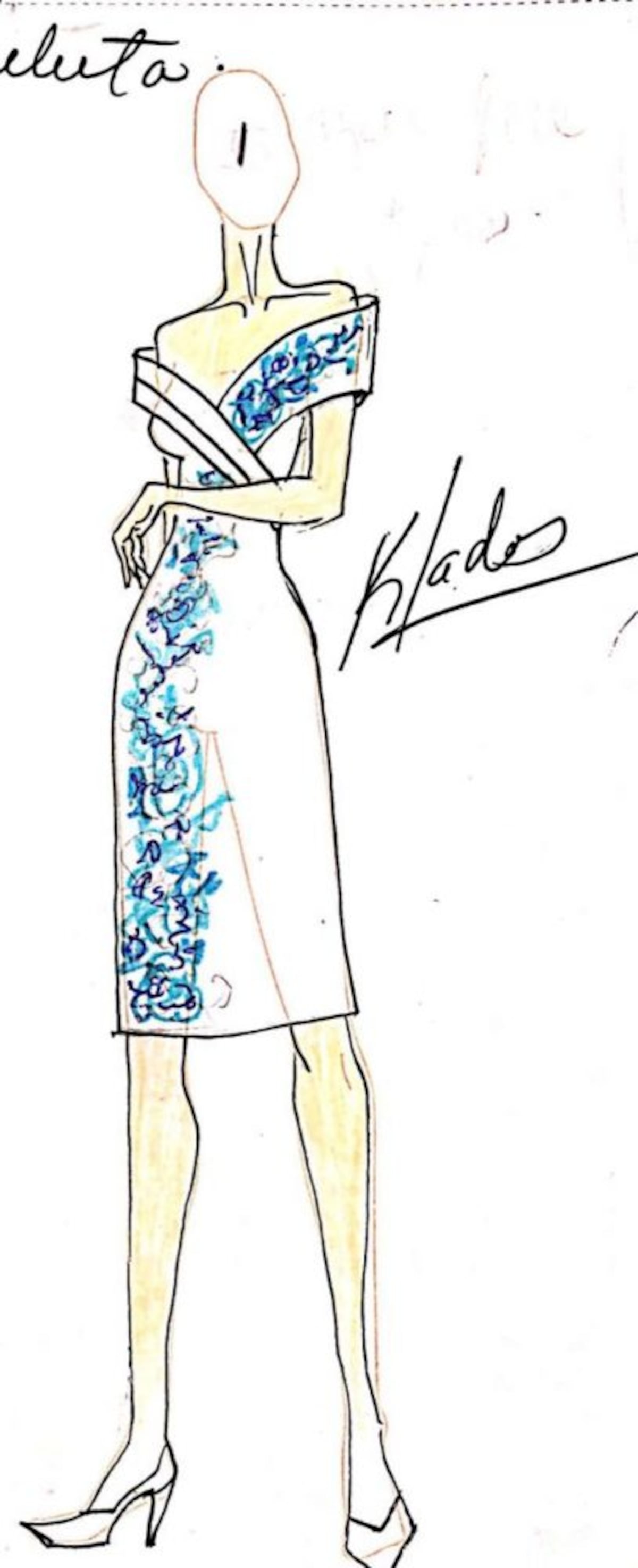 El halagado vestido estilizado de Julieta de Carrizo, la esposa del vicepresidente