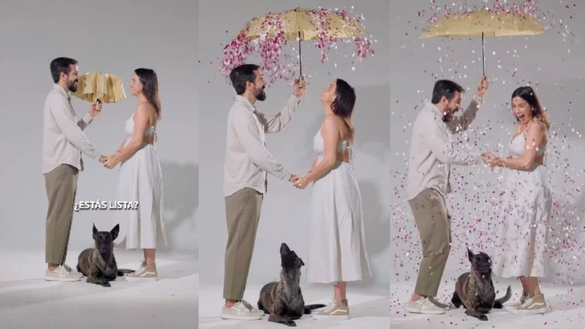 La actriz Andrea Pérez Meana revela que espera una niña en un tierno video