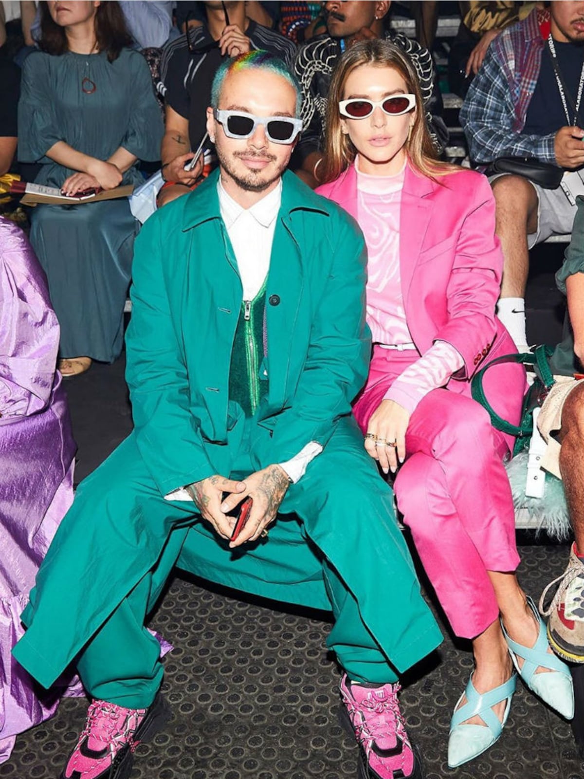 Las celebridades en las semanas de la moda masculina