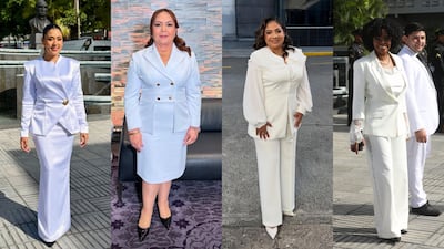 Diputadas de blanco: los ‘outfits’ del 1 de julio en la Asamblea Nacional