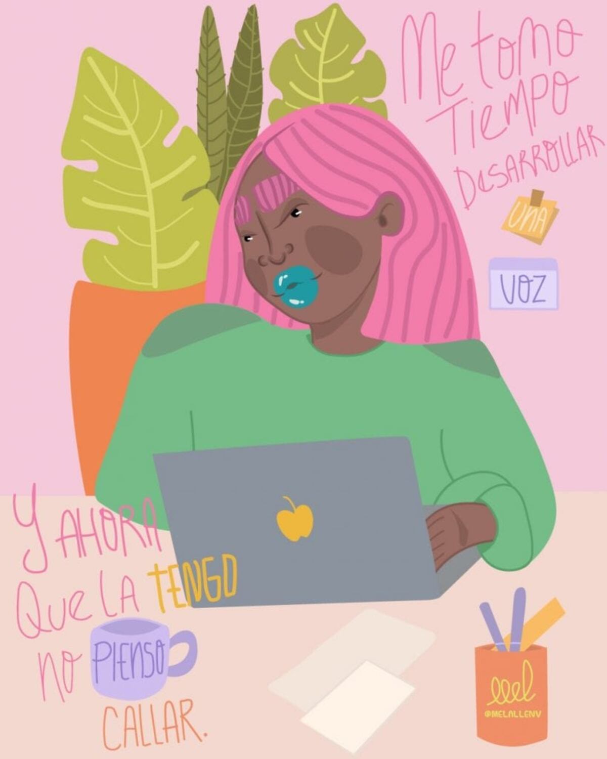 Me gusta dibujar personajes de los que la gente diga: ‘se parece a mí’